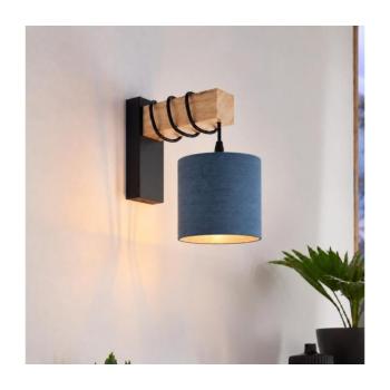 BRILAGI - Fali lámpa NUBILA 1xE27/60W/230V barna/fekete/sötétkék EG44078+BG1575 kép