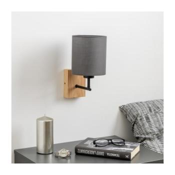 BRILAGI - Fali lámpa NUBILA WOOD 1xE27/25W/230V tölgy/antracit BG1561+BG1574 kép