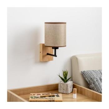 BRILAGI - Fali lámpa NUBILA WOOD 1xE27/25W/230V tölgy/barna BG1561+BG1583 kép