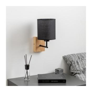 BRILAGI - Fali lámpa NUBILA WOOD 1xE27/25W/230V tölgy/fekete BG1561+BG1581 kép