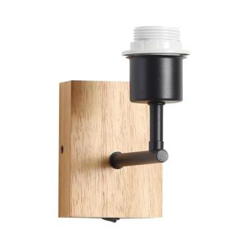 BRILAGI - Fali lámpa NUBILA WOOD 1xE27/25W/230V tölgy/fekete BRI128 kép