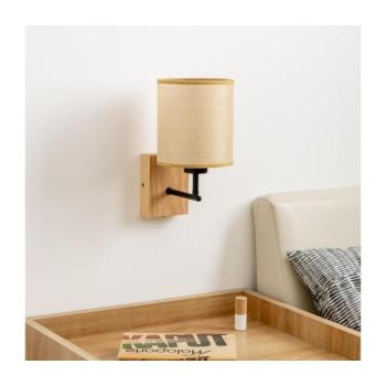 BRILAGI - Fali lámpa NUBILA WOOD 1xE27/25W/230V tölgy/világosbarna BG1561+BG1584 kép