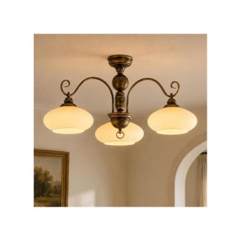 BRILAGI - Felületre szerelhető csillár MOLLERO 3xE27/15W/230V Ø 84 cm bronz/patina 2143
