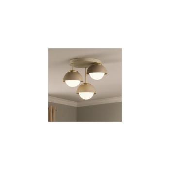 BRILAGI - Felületre szerelhető mennyezeti csillár COSMO 3xE27/60W/230V bézs/arany 87-009B kép