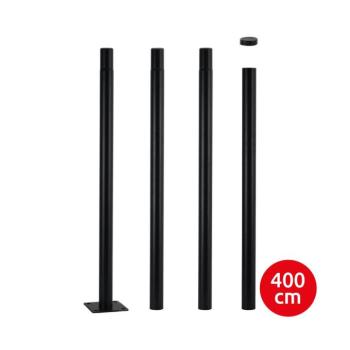 BRILAGI - Fém rúd kültéri lámpaoszlophoz, 4 m, Ø 58 mm, fekete BRI781 kép