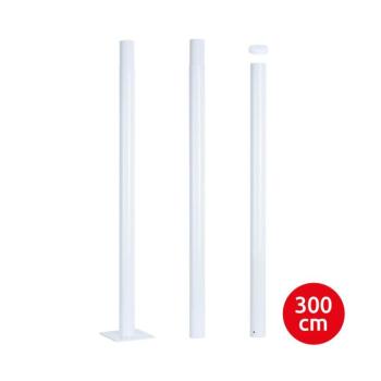 BRILAGI - Fémoszlop URBAN kültéri világításhoz, 3 m, fehér BRI165 kép