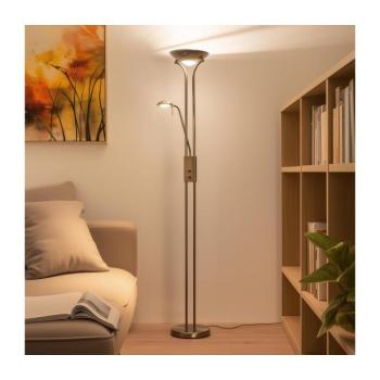 BRILAGI - Fényerőszabályozható állólámpa SCARLETT 1xR7s/230W/230V + 1xG9/40W bronz színű 63055 kép