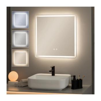 BRILAGI - Fényerőszabályozható, fűtött LED fürdőszobai tükör világítással BELLA LED/16W/230V 60x60 cm IP44 FG-GM1106-B-16W kép