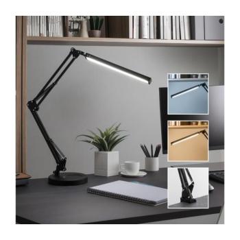 BRILAGI - Fényerőszabályozható LED asztali lámpa 2 az 1-ben USB VARIO LED/14W/5V 3000-6000K fekete 004945 kép