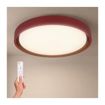 BRILAGI - fényerőszabályozható LED lámpatest MATTEO LED/48W/230V 3000-6500K átmérő 41 cm piros + távirányítóval WO800-OEM31-40 kép