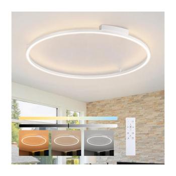 BRILAGI - Fényerőszabályozható LED lámpatest PORTOFINO LED/85W/230V átm. 120 cm fehér + távirányító BRI524 kép