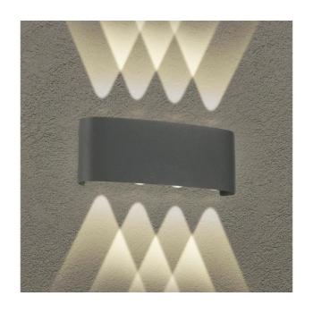 BRILAGI - FLAREBOX LED/8W/230V kültéri fali lámpa, antracit, IP65 BRI256 kép