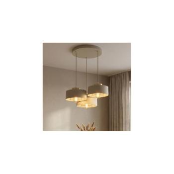 BRILAGI - Függőlámpa kábellel SPRING 3xE27/60W/230V bézs/arany 76-004B kép