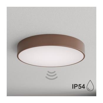 BRILAGI - Fürdőszobai mennyezeti lámpa érzékelővel CLARE 4xE27/24W/230V Ø 50 cm barna IP54 8590828125792 kép