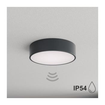 BRILAGI - Fürdőszobai mennyezeti lámpa szenzorral CLARE 2xE27/24W/230V átmérő 30 cm antracit IP54 8590828125686 kép