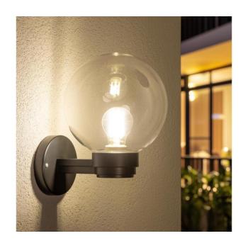 BRILAGI - HARBOR kültéri fali lámpa 1xE27/40W/230V IP33 antracit/átlátszó GD-HAWU0T-92 kép