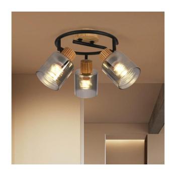 BRILAGI - HYGGE spotlámpa 3xE14/15W/230V fa/füstszínű BRI401 kép