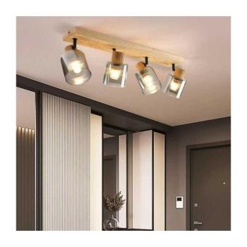 BRILAGI - HYGGE spotlámpa 4xE14/15W/230V fa/füstszínű BRI406 kép