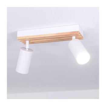 BRILAGI - Irányítható spotlámpa SELE WOOD ACOUSTIC 2xGU10/30W/230V fehér/fa WO-OEM-25CF-B02-WHT kép