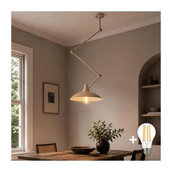 BRILAGI - IRONBEAM állítható LED csillár rúdon 1xE27/60W/230V bézs 8590828104995 kép