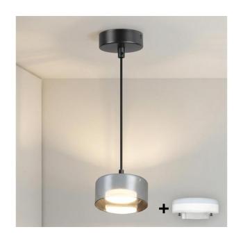 BRILAGI - Kábeles függeszték AURA LUX 1xGX53/30W/230V fekete/füstszínű WO-OEM-CF-16-BK kép