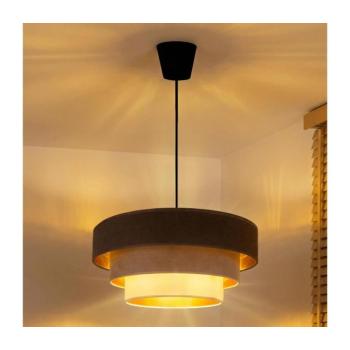 BRILAGI - Kábeles függeszték LUNETA 1xE27/60W/230V átm. 40 cm barna/bézs/krém 8590828052227 kép