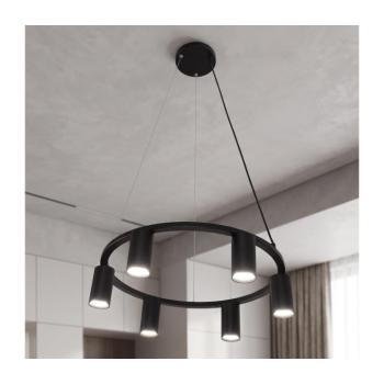 BRILAGI - Kábeles függeszték SELE 6xGU10/30W/230V fekete WO-SELEP-C02-BLK-OEM kép