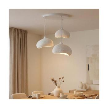 BRILAGI - Kábeles függőlámpa WABI SABI 3xE27/40W/230V átm. 60 cm fehér 422WBL1110 kép