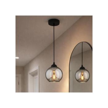 BRILAGI - Kábellel függesztett csillár DIOR 1xE27/60W/230V fekete/füstszürke 59-002B kép