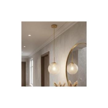 BRILAGI - Kábelre függesztett csillár STELLA 1xE27/60W/230V átm. 18 cm bézs/arany 85-002B kép