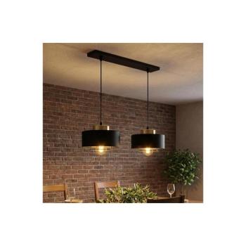 BRILAGI - Kábelre függesztett függőlámpa SPRING 2xE27/60W/230V fekete/arany 77-002B kép