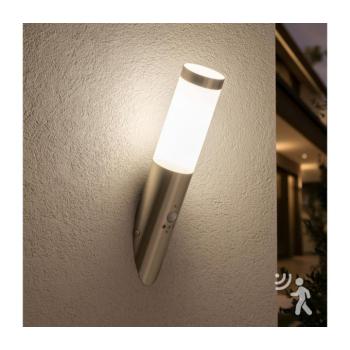 BRILAGI - Kültéri fali lámpa érzékelővel ELIA 1xE27/20W/230V IP44 króm GD-EL0R40-91 kép