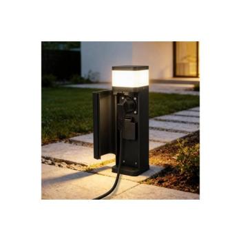 BRILAGI - Kültéri lámpa 2 db SCHUKO PILLAR 1xG9/11W/230V IP44 fekete BRI1124 kép