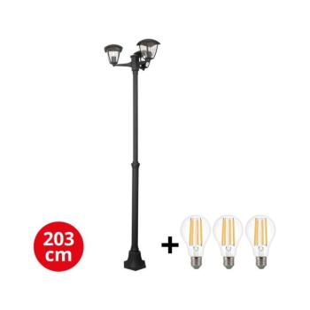 BRILAGI - Kültéri lámpa LUNA 3xE27/60W/230V IP44 GD-LUNAP3-00 kép
