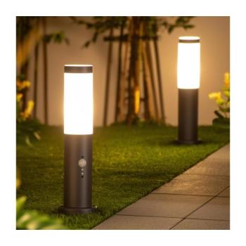 BRILAGI - Kültéri lámpa mozgásérzékelővel NOVA 1xE27/15W/230V 40 cm IP44 antracit FG-KH142PSH-40-SEN-ANT kép
