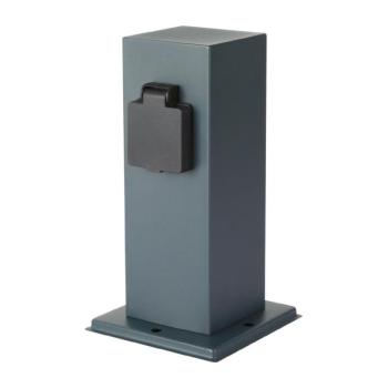 BRILAGI - Kültéri PILLAR 1Z SCHUKO 230V IP44 antracit dugalj oszlop BRI189 kép