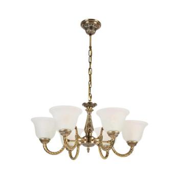 BRILAGI - Láncos csillár CLASSIC 6xE14/10W/230V sárgaréz bg72836 kép