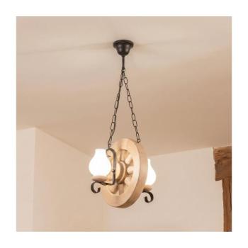 BRILAGI - Láncos csillár ROATA 2xE14/40W/230V tölgy EX-01095 kép