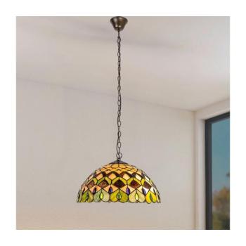 BRILAGI - láncos Tiffany-vitrázs csillár MARGARET 2xE27/60W/230V 63063 kép