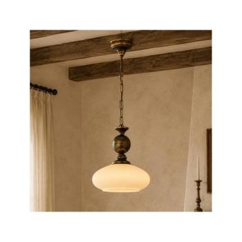 BRILAGI - Láncra függesztett MOLLERO csillár 1xE27/15W/230V, átm. 24 cm, bronz/patina 2140 kép