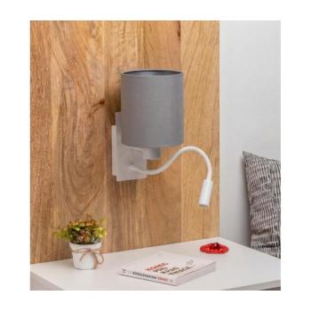 BRILAGI -LED állítható fali lámpa NUBILA 1xE27/25W/230V + LED/3W fehér/világosszürke BG1559+BG2454 kép