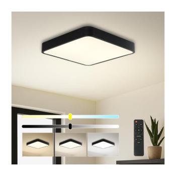 BRILAGI - LED állítható fényű POOL SQUARE LED/36W/230V 3000-6000K 40x40 cm fekete+DO BRI056 kép