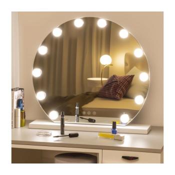 BRILAGI - LED állítható smink tükör HOLLYWOOD LED/12W/230V 3000-6500K FG-M6-WD01-WHT kép