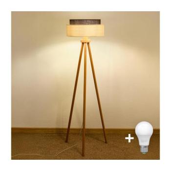 BRILAGI - LED állólámpa BOHO STYLE 1xE27/15W/230V krémszínű/barna 8590828027959 kép