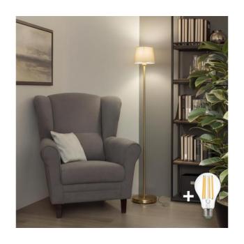 BRILAGI - LED állólámpa CERIA 1xE27/20W/230V átm. 20,5 cm szürke/arany SA2189+EG781031 kép