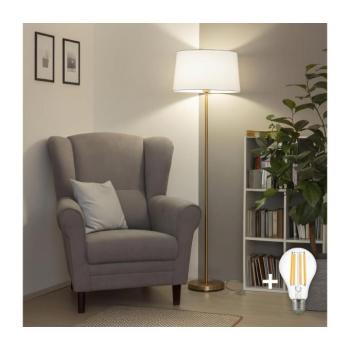 BRILAGI - LED állólámpa CERIA 1xE27/20W/230V átm. 45 cm fehér/arany SA2189+EG781041 kép
