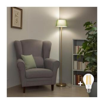 BRILAGI - LED állólámpa CERIA 1xE27/20W/230V átmérő 25 cm zöld/arany SA2189+EG781034 kép