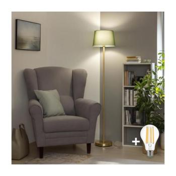 BRILAGI - LED állólámpa CERIA 1xE27/20W/230V, átmérő 30 cm, zöld/arany SA2189+EG781039 kép