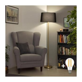 BRILAGI - LED állólámpa CERIA 1xE27/20W/230V átmérő 45 cm fekete/arany SA2189+EG781044 kép