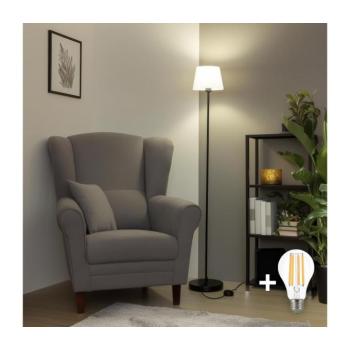 BRILAGI - LED állólámpa CERIA 1xE27/40W/230V átm. 20,5 cm fehér/fekete SA2187+EG781029 kép